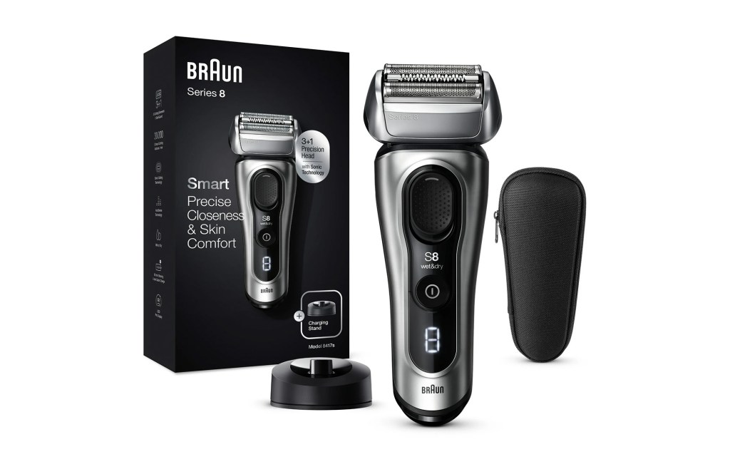 Braun Series 8 8417s Rechargeable Wet Dry Men's Electric Shaver with Beard Trimmer