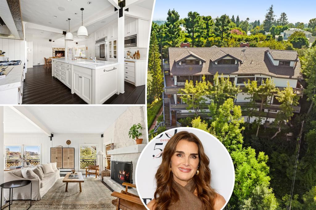 Exclusive | Brooke Shields' former LA home is asking $8.65 million — 2 years after she sold it for $7.4 million